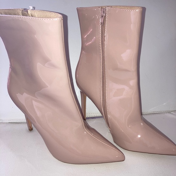 NUDE Patent Leather Booties - Picture 2 of 8